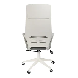 Офисное кресло Deco Fenix HB белое flexmag.md