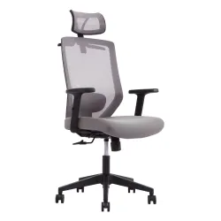 Fotoliu pentru birou Deco FOCUS Grey flexmag.md