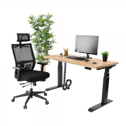Fotoliu pentru birou Deco Galaxy Black flexmag.md