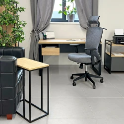 Офисное кресло Deco ORCO-PLUS из серой ткани P056A flexmag.md