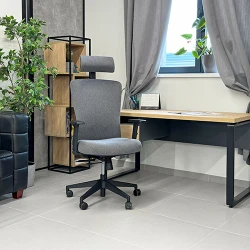 Офисное кресло Deco ORCO-PLUS из серой ткани P056A flexmag.md