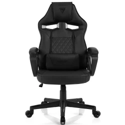 Fotoliu pentru birou FunFit PlayerOne Black White flexmag.md