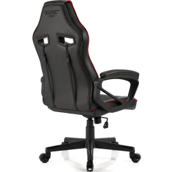 Fotoliu pentru birou SENSE7 Knight Black and Red flexmag.md
