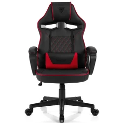 Fotoliu pentru birou SENSE7 Knight Black and Red flexmag.md
