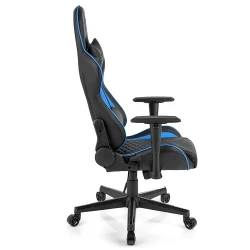 Fotoliu pentru birou SENSE7 Spellcaster Black and Blue flexmag.md