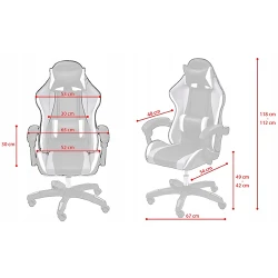 Fotoliu pentru gaming Aragon CM-439924 flexmag.md