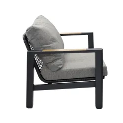 Fotoliu pentru gradina Deco FTKNS-JLP-GRY flexmag.md
