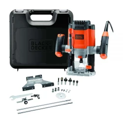Freza electrica pentru lemn Black+Decker KW1200EKA flexmag.md