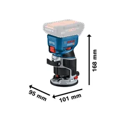 Freza pentru lemn pe acumulator Bosch GKF 18V-8 (fara acumulator) flexmag.md