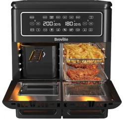 Friteuza cu aer cald Breville Halo Flexi Negru flexmag.md