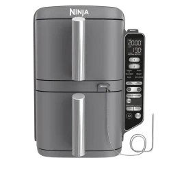 Умная фритюрница Ninja XL с двойным стеком SL451EU, серая flexmag.md