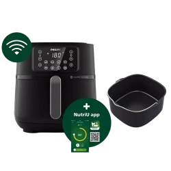 Воздушный фритюрница Philips HD9285-93, Черный flexmag.md