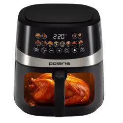 Friteuza cu aer cald Polaris PAF 8005W Negru flexmag.md