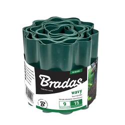 Gard despartitor palisada Bradas GREEN OBFG 0910 9 m x 10 cm flexmag.md