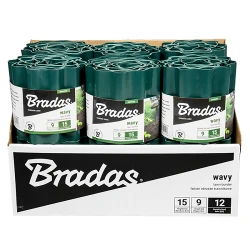 Gard despartitor palisada Bradas GREEN OBFG 0915 9 m x 15 cm flexmag.md