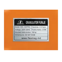 Гранулятор Demetra DM-125PRO (с двигателем) flexmag.md