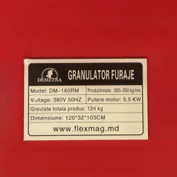 Гранулятор кормов Demetra DM-160RM, 380V (двигатель в комплекте) flexmag.md