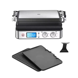 Gratar electric Braun CG 9040, 2000W, Negru - Oţel inoxidabil flexmag.md