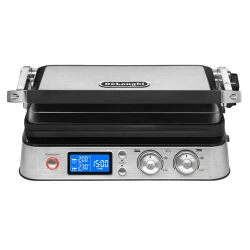 Электрический гриль DeLonghi CGH 1012 D, 2000 Вт, серебристый flexmag.md