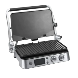 Gratar electric DeLonghi CGH 1012 D, 2000W, Argintiu flexmag.md