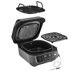 Gratar electric Ninja EG351EU Negru - Argintiu flexmag.md