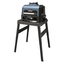 Gratar electric Ninja Woodfire Pro Connect XL, 1700W, Albastru - Negru flexmag.md