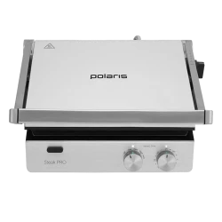 Gratar electric Polaris PGP 2803, 2000W, Argintiu flexmag.md
