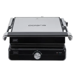 Gratar electric Polaris PGP2102, 2000W, Argintiu flexmag.md