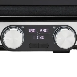 Электрический гриль Polaris PGP2302D, 2000 Вт, серебристый flexmag.md