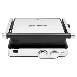 Gratar electric Polaris PGP2402, 2000W, Argintiu flexmag.md