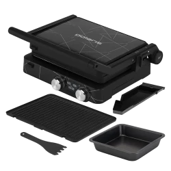 Электрический гриль Polaris PGP2502, 2000 Вт, черный flexmag.md