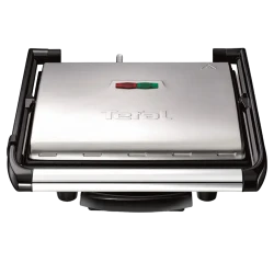 Gratar electric Tefal Inicio Grill, 2000W, Argintiu flexmag.md