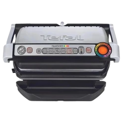 Gratar electric Tefal OptiGrill, 2000W, Argintiu flexmag.md