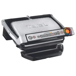 Gratar electric Tefal OptiGrill, 2000W, Argintiu flexmag.md