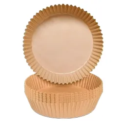 Hartia de copt Papro Round Air Fryer Paper Bej 256582 flexmag.md