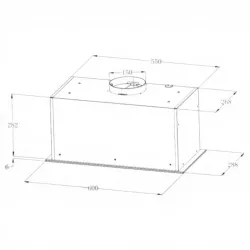 Hota de bucatarie Backer HIPER60 1200 BL flexmag.md