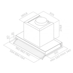 Hota de bucatarie Elica Box-In Plus IXGL-A-60 flexmag.md