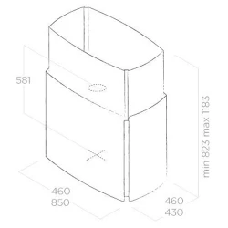 Вытяжка Elica Chrome EDS IX-A-58 flexmag.md