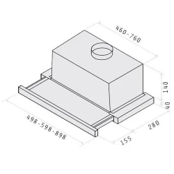 Hota de bucatarie Elica Elite 14 LUX BL-A-50 flexmag.md