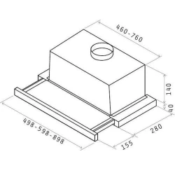 Вытяжка кухонная Elica Elite 14 LUX GRIX-A-50 flexmag.md