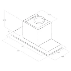 Вытяжка встраиваемая Elica HIDDEN 2.0 IX-A-52 flexmag.md