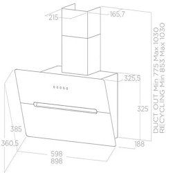 Hota Elica WISE WH-A-90 flexmag.md
