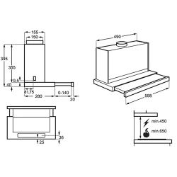 Hota incorporabila Electrolux LFP616W flexmag.md