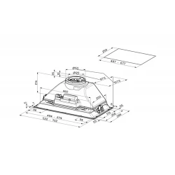 Вытяжка встраиваемая Faber Inka SMART HC X A52 (305.0599.307) flexmag.md