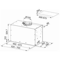 Hota incorporabila Franke FBFE BK Matte A52 ( 305.0665.364 ) flexmag.md
