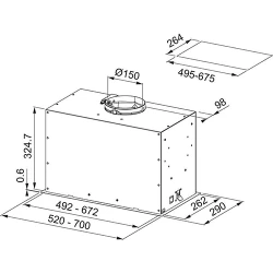 Hota incorporabila Franke FBFE XS A52 (305.0665.359) flexmag.md