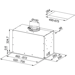 Hota incorporabila Franke FBFE XS A70 ( 305.0665.361 ) flexmag.md
