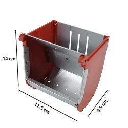 Hranitoare iepuri Demetra 12 cm, 10 buc, set avantajos flexmag.md