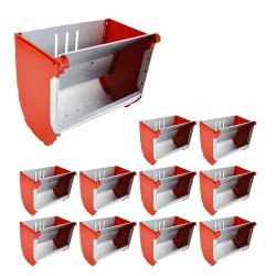 Hrănitoare pentru iepuri Demetra 15 cm, 10 buc., set avantajos flexmag.md