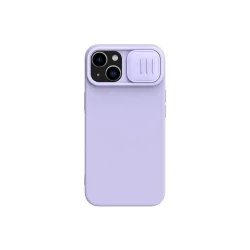 Husa Nillkin iPhone 14, CamShield Silky Silicone, Violet flexmag.md